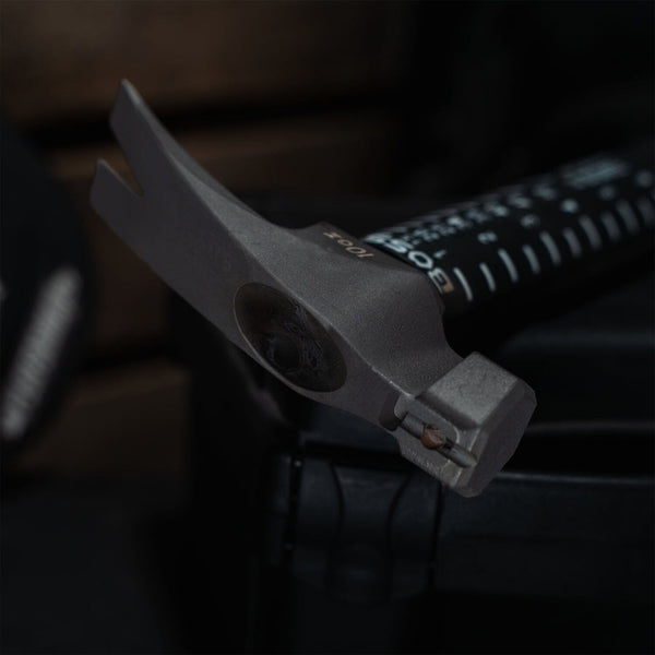 10 oz. Titanium Hammer | Poly-Fiberglass Handle | SINGLE NAIL SLOT Titanium Boss Hammer Co.