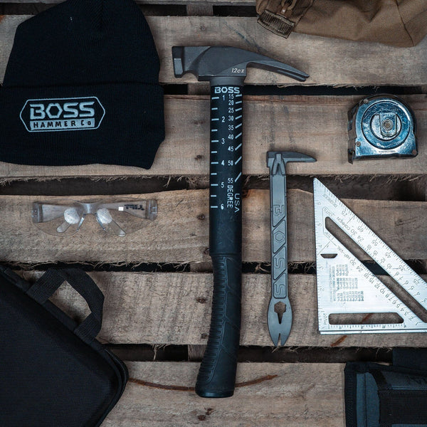 12 oz. Titanium Hammer | Poly-Fiberglass Handle Titanium Hammer Boss Hammer Co.