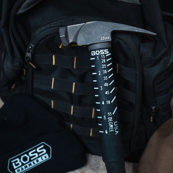 12 oz. Titanium Hammer | Poly-Fiberglass Handle Titanium Hammer Boss Hammer Co. Smooth