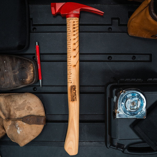 22 oz. Steel Hammer | Hickory Handle Hickory Handle Boss Hammer Co.