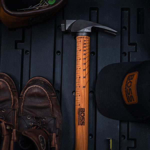 22 oz. Steel Hammer | Hickory Handle Hickory Handle Boss Hammer Co.