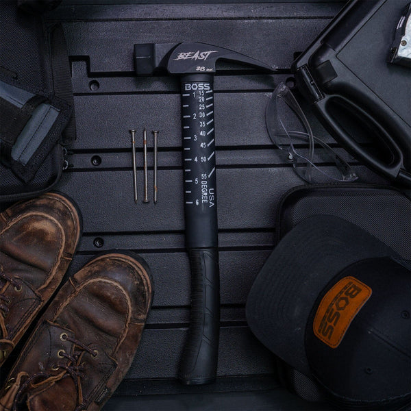 28 oz. BEAST Cerakote® Steel Hammer | Poly-Fiberglass Handle Steel Hammer Boss Hammer Co.