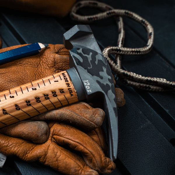 Black Camo Custom 12oz. Titanium Hammer Titanium Hammer Boss Hammer Co.