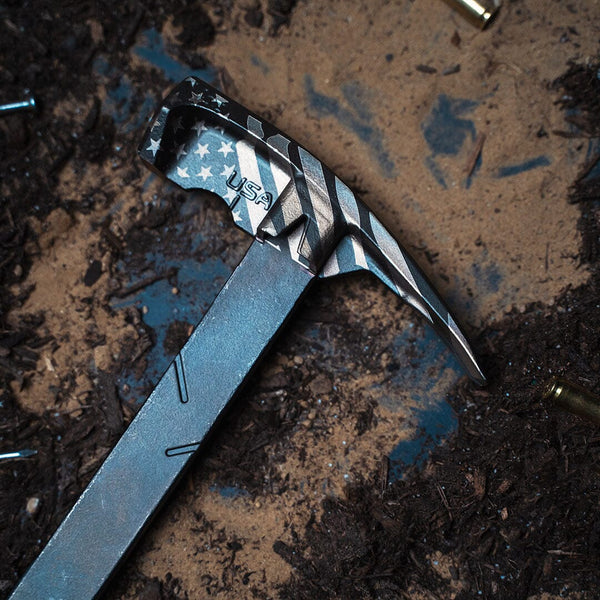 Blue Collar Steel Framing Hammer- Blemished Hammer Boss Hammer Co. Liberty Edition- Smooth