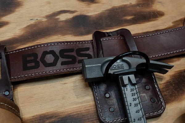 BOSS Edition Leather Super Framer Tool Belt Tool Bag Boss Hammer Co.