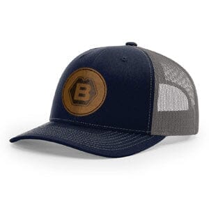 Boss Snapback Hats Hat Boss Hammer Co. Navy and dark gray Round B