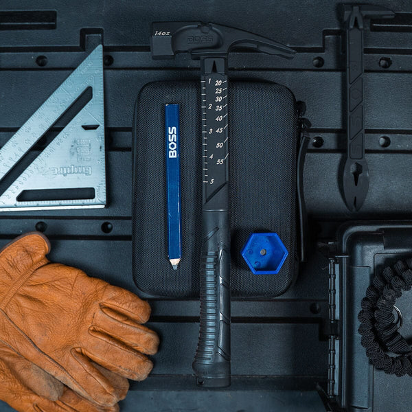 Custom Pro Plus Titanium Hammer Titanium Boss Hammer Co. 14 oz Milled Face Black