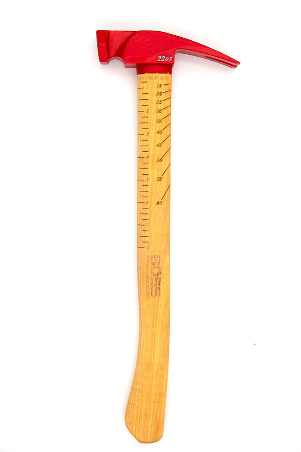 Hickory Hammer | Blemished Titanium Boss Hammer Co. 22 oz Steel Red Milled Face