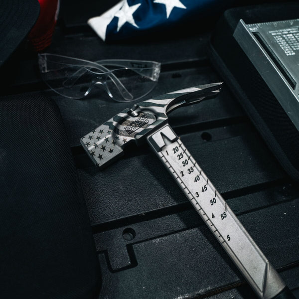 Liberty Edition Pro Plus Titanium Hammer Titanium Boss Hammer Co. Liberty Edition 16 oz Milled Face