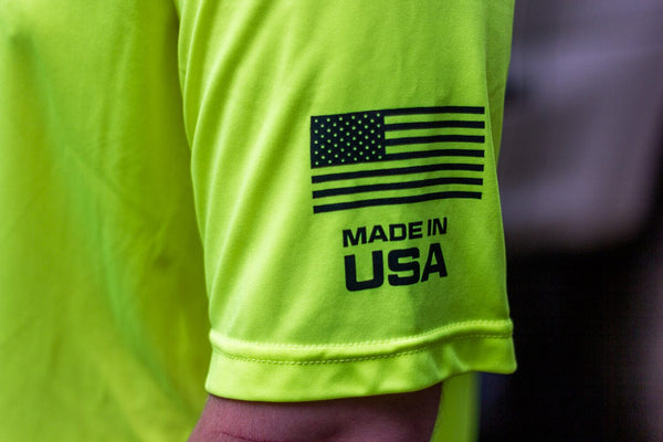 Hi-Viz Yellow Tee Tee Shirt Boss Hammer Co.