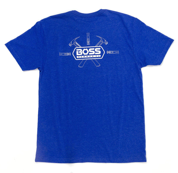 Royal Blue Tee Boss Hammer Co.