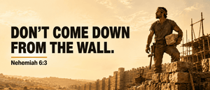 Don't Come Down From The Wall