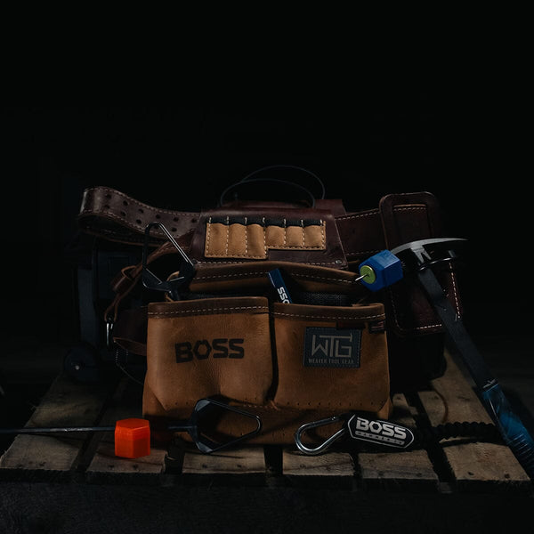 Magnetic cap shown on two Boss Framing Hammers