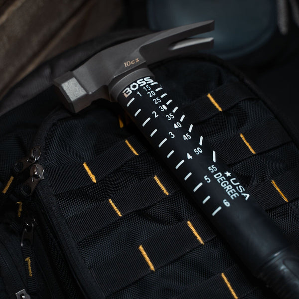 10 oz. Titanium Hammer | Poly-Fiberglass Handle | SINGLE NAIL SLOT Titanium Boss Hammer Co. 