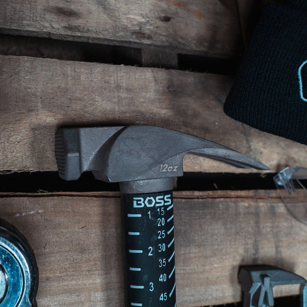 12 oz. Titanium Hammer | Poly-Fiberglass Handle Titanium Hammer Boss Hammer Co. Milled 
