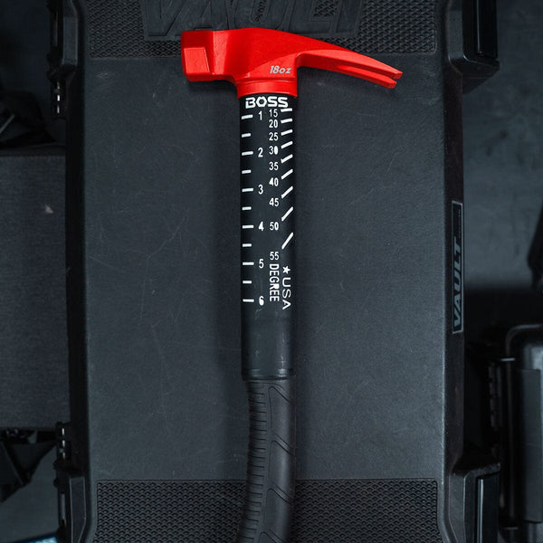 18 oz. Steel Hammer | Poly-Fiberglass Handle Hammer Boss Hammer Co. 