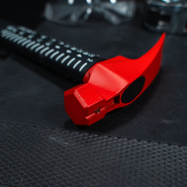 18 oz. Steel Hammer | Poly-Fiberglass Handle Hammer Boss Hammer Co. Smooth Red Cerakote® 