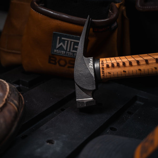 22 oz. Steel Hammer | Hickory Handle Hickory Handle Boss Hammer Co. Straight Smooth Steel