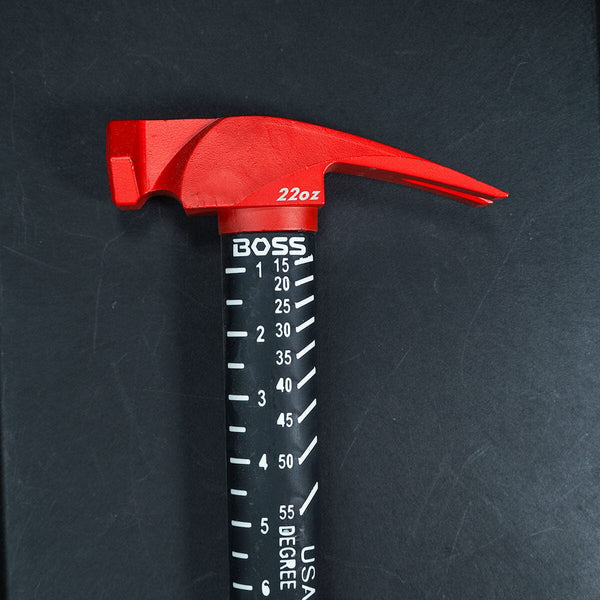22 oz. Steel Hammer | Poly-Fiberglass Handle Steel Hammer Boss Hammer Co. Smooth Red Cerakote® 