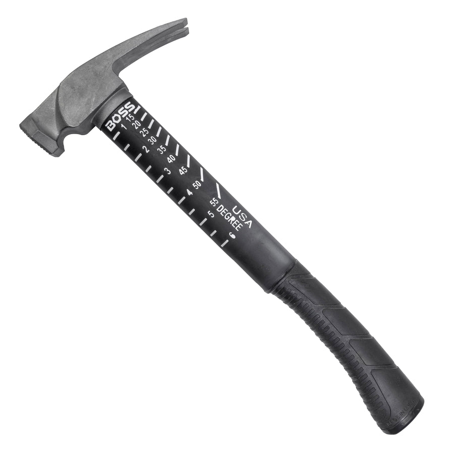 Blemished Titanium Hammers / Poly-fiberglass or Hickory handles Boss Hammer Co. 14 oz Titanium / Poly-fiberglass Handle/ Milled face 