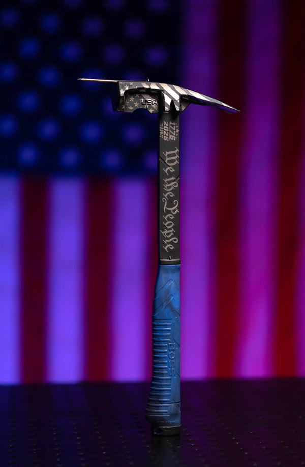Blue Collar Steel Framing Hammer- Blemished Hammer Boss Hammer Co. Blue Collar 250 (Limited Edition) Smooth | BLEMISHED 