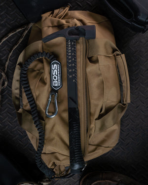 Custom Pro Plus Titanium Hammer Titanium Boss Hammer Co. 16 oz Smooth Face Black 