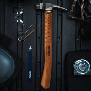 Hickory Hammer | Blemished Titanium Boss Hammer Co. 18 oz Steel Milled Face 
