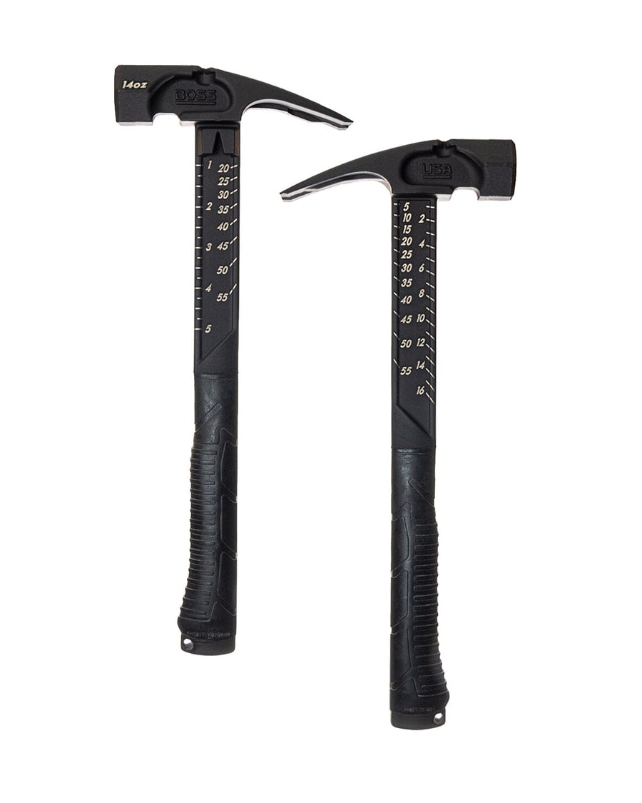 NEW Pro Plus Cerakote Titanium Hammer Titanium Boss Hammer Co. 14 oz Smooth Face Black 