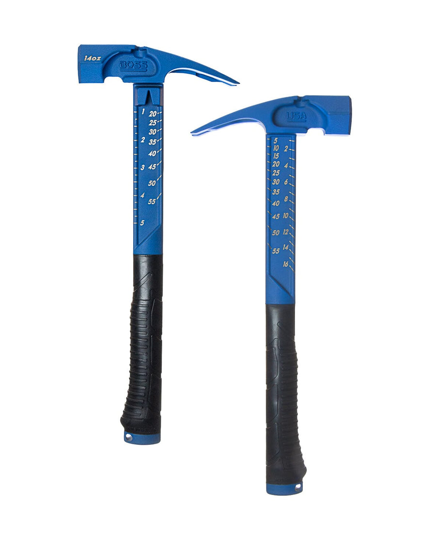 NEW Pro Plus Cerakote Titanium Hammer Titanium Boss Hammer Co. 14 oz Smooth Face Blue 