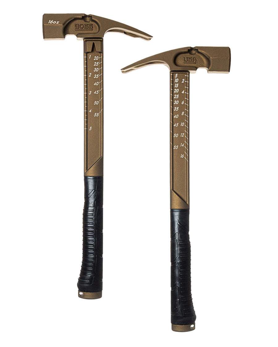 NEW Pro Plus Cerakote Titanium Hammer Titanium Boss Hammer Co. 16 oz Smooth Face Burnt Bronze 