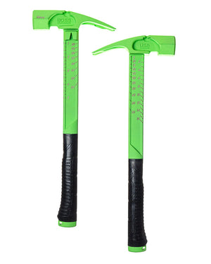 NEW Pro Plus Cerakote Titanium Hammer Titanium Boss Hammer Co. 16 oz Smooth Face Hi-Viz Green 