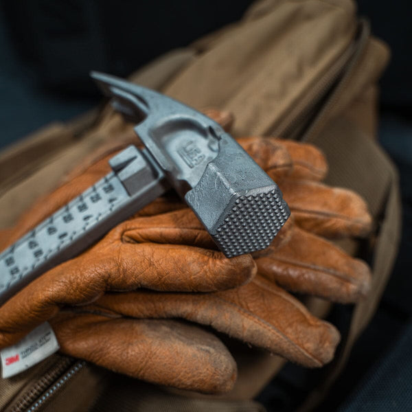 Pro Plus Titanium Hammer | Left-Hand Side Puller Titanium Boss Hammer Co. 16 oz Milled Face 