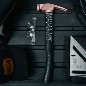 Rose Gold Titanium Hammer Titanium Hammer Boss Hammer Co. 12 oz Titanium Poly-fiberglass Milled 