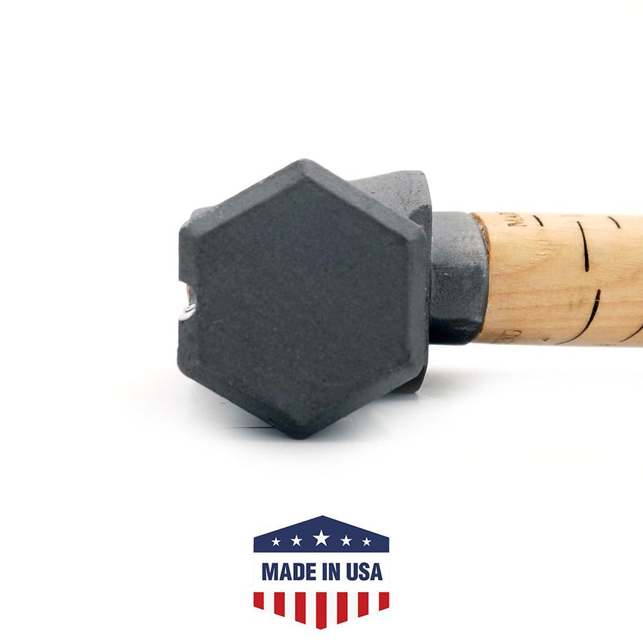 10oz. Titanium Hybrid Hammer | Hickory Handle - Boss Hammer Co.