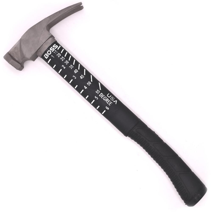 12 oz. Titanium Hybrid Hammer | Fiberglass Handle - Boss Hammer Co.