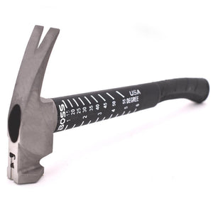 12 oz. Titanium Hybrid Hammer | Fiberglass Handle - Boss Hammer Co.