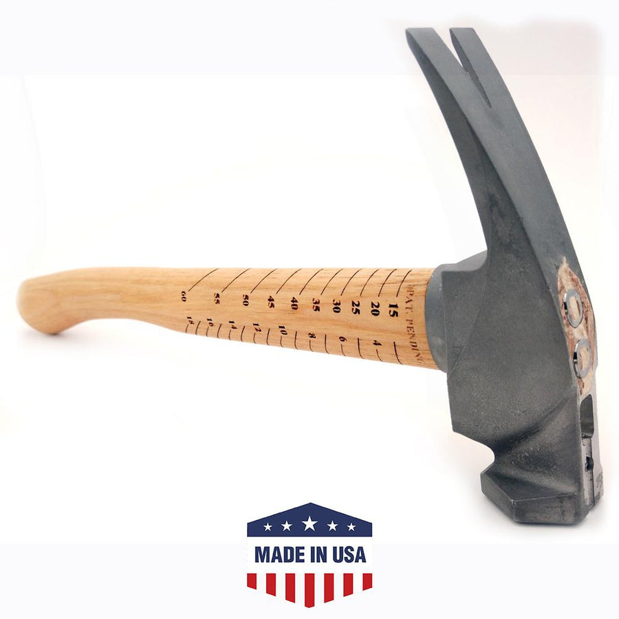 12oz. Titanium Hybrid Hammer | Hickory Handle - Boss Hammer Co.