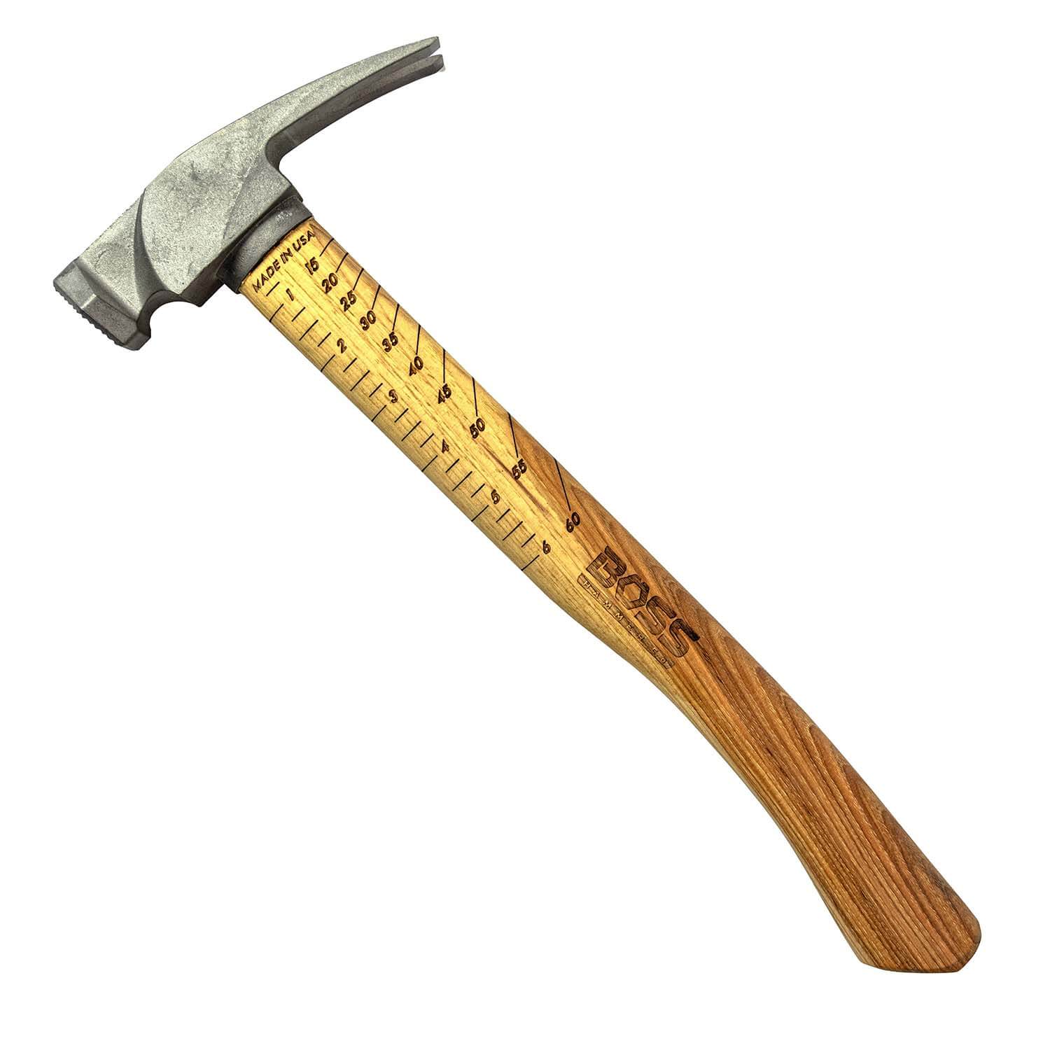 14 oz. Titanium Hammer Hickory Handle Boss Hammer Co.
