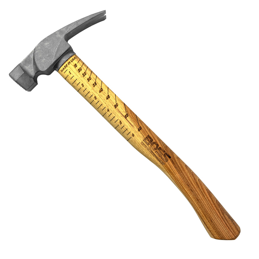 16 oz. Titanium Hammer  Hickory Handle – Boss Hammer Co.
