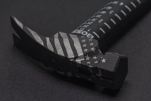 Back in Black Custom Engraved Titanium Hammer Collection Titanium Boss Hammer Co. 