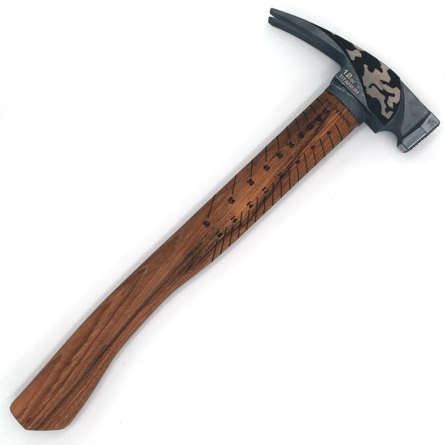 *BLACK CAMO CUSTOM* 12oz. Titanium Hybrid Hammer - Boss Hammer Co.