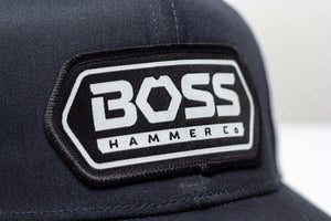 Navy Snapback Hat Boss Hammer Co. 