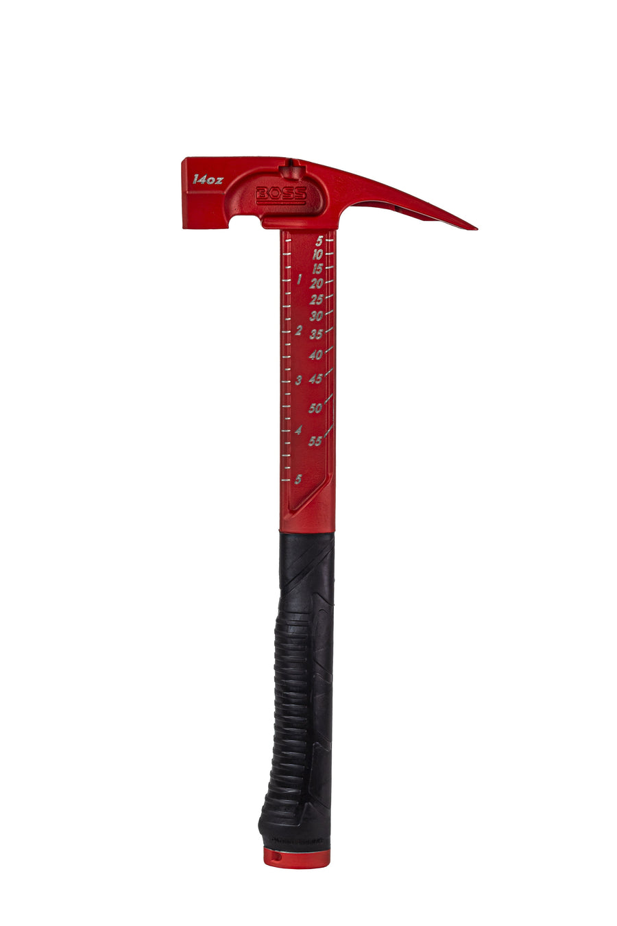 Pro Series Cerakote® Titanium Hammer Titanium Boss Hammer Co. 14 oz Smooth RED