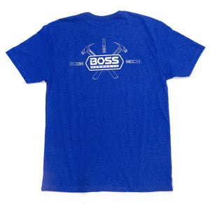 Royal Blue Tee Boss Hammer Co. 