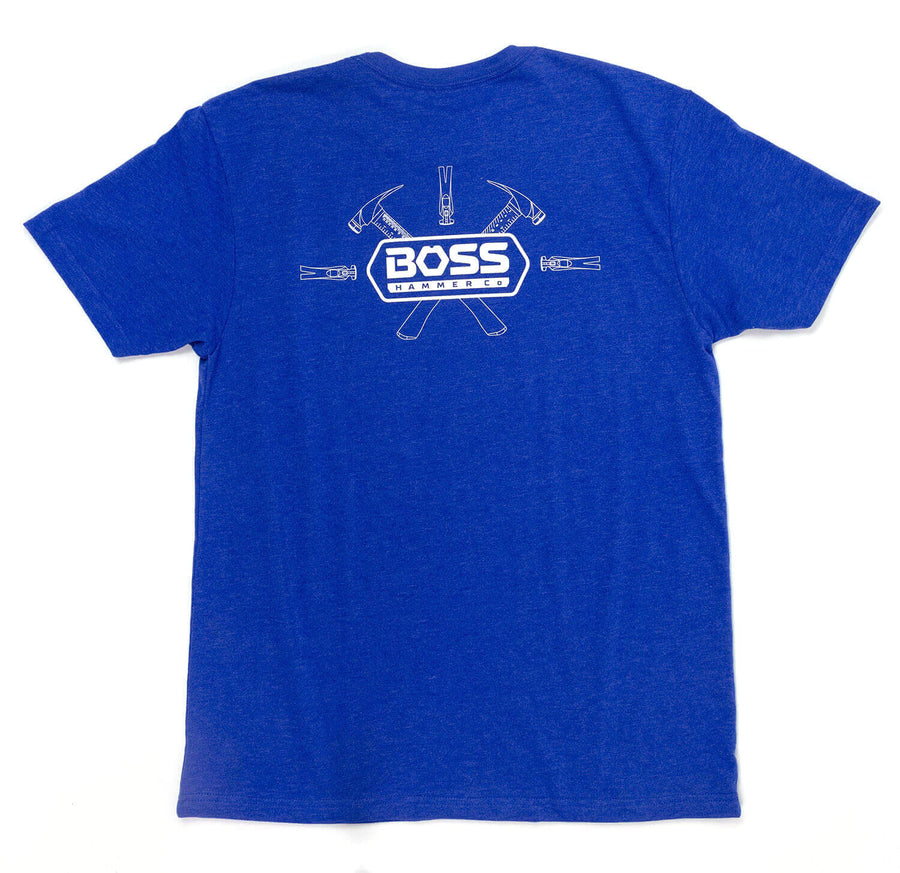 Royal Blue Tee Boss Hammer Co. 